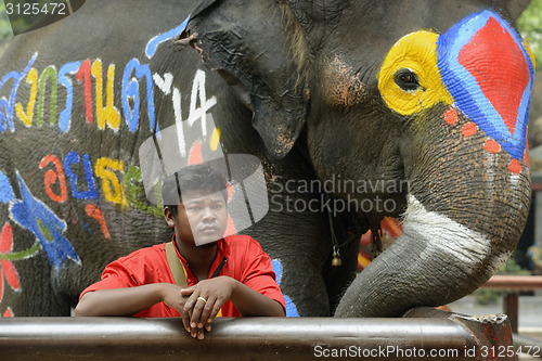 Image of ASIA THAILAND AYUTTHAYA SONGKRAN FESTIVAL