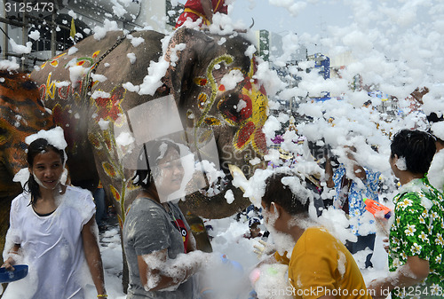 Image of ASIA THAILAND AYUTTHAYA SONGKRAN FESTIVAL