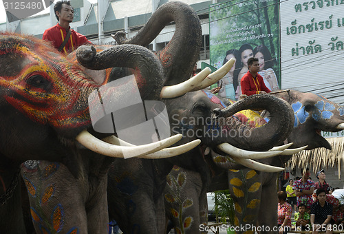 Image of ASIA THAILAND AYUTTHAYA SONGKRAN FESTIVAL