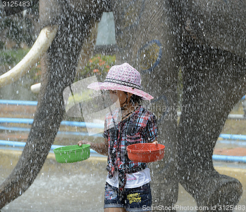 Image of ASIA THAILAND AYUTTHAYA SONGKRAN FESTIVAL