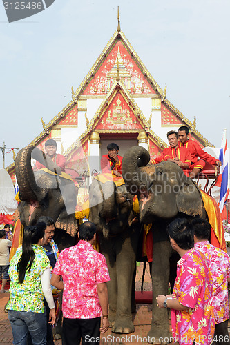 Image of ASIA THAILAND AYUTTHAYA SONGKRAN FESTIVAL