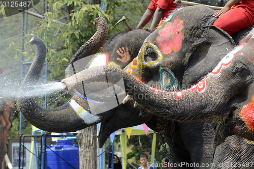 Image of ASIA THAILAND AYUTTHAYA SONGKRAN FESTIVAL