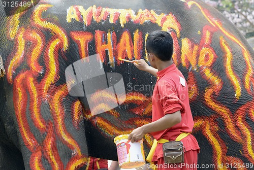 Image of ASIA THAILAND AYUTTHAYA SONGKRAN FESTIVAL