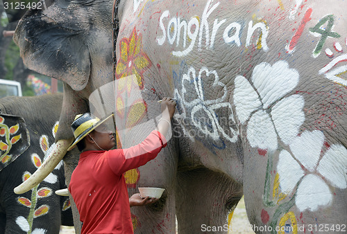 Image of ASIA THAILAND AYUTTHAYA SONGKRAN FESTIVAL