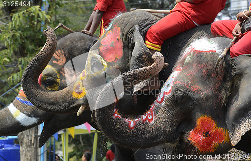 Image of ASIA THAILAND AYUTTHAYA SONGKRAN FESTIVAL