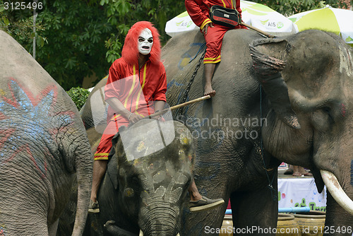 Image of ASIA THAILAND AYUTTHAYA SONGKRAN FESTIVAL