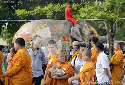 Image of ASIA THAILAND AYUTTHAYA SONGKRAN FESTIVAL