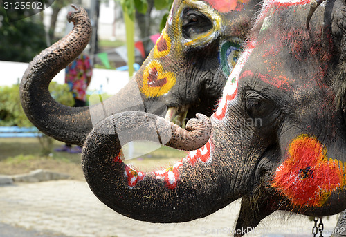 Image of ASIA THAILAND AYUTTHAYA SONGKRAN FESTIVAL