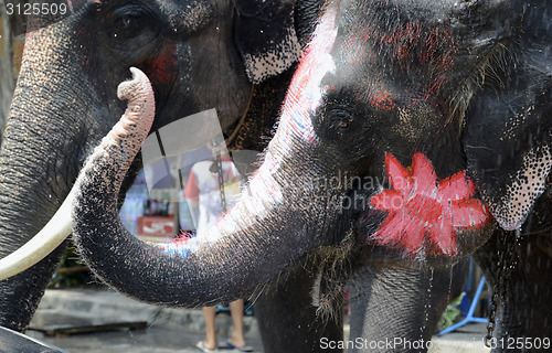 Image of ASIA THAILAND AYUTTHAYA SONGKRAN FESTIVAL