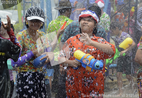 Image of ASIA THAILAND AYUTTHAYA SONGKRAN FESTIVAL