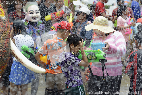 Image of ASIA THAILAND AYUTTHAYA SONGKRAN FESTIVAL