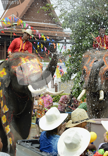 Image of ASIA THAILAND AYUTTHAYA SONGKRAN FESTIVAL