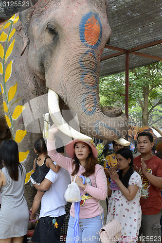 Image of ASIA THAILAND AYUTTHAYA SONGKRAN FESTIVAL