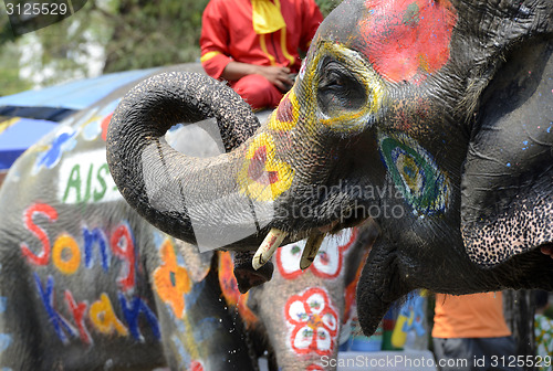 Image of ASIA THAILAND AYUTTHAYA SONGKRAN FESTIVAL