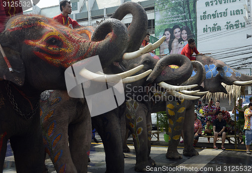 Image of ASIA THAILAND AYUTTHAYA SONGKRAN FESTIVAL