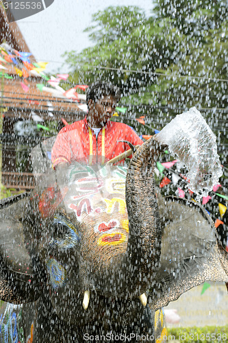 Image of ASIA THAILAND AYUTTHAYA SONGKRAN FESTIVAL