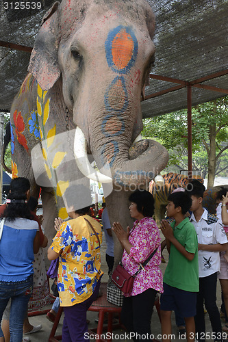 Image of ASIA THAILAND AYUTTHAYA SONGKRAN FESTIVAL