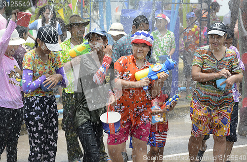 Image of ASIA THAILAND AYUTTHAYA SONGKRAN FESTIVAL