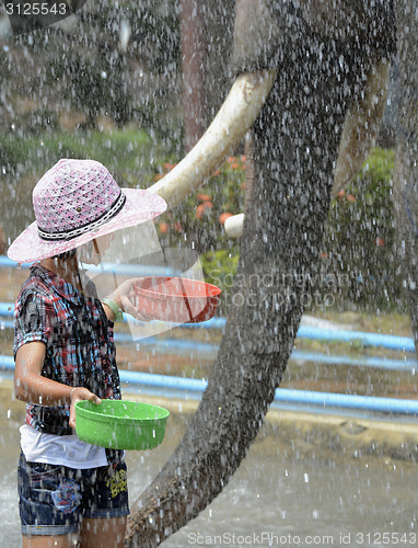 Image of ASIA THAILAND AYUTTHAYA SONGKRAN FESTIVAL