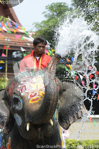 Image of ASIA THAILAND AYUTTHAYA SONGKRAN FESTIVAL