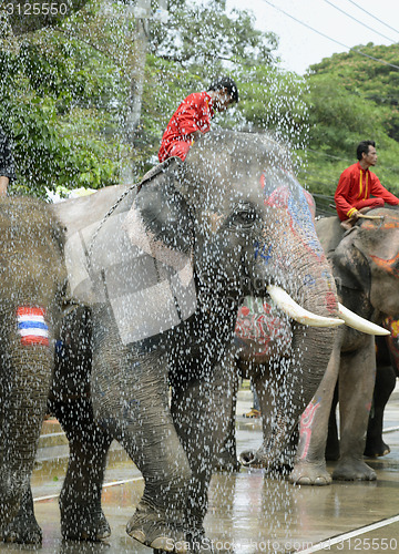 Image of ASIA THAILAND AYUTTHAYA SONGKRAN FESTIVAL