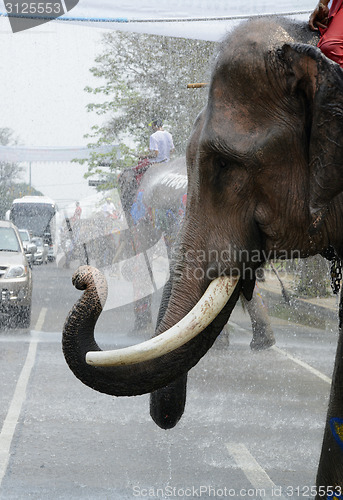 Image of ASIA THAILAND AYUTTHAYA SONGKRAN FESTIVAL