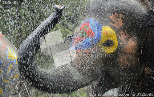 Image of ASIA THAILAND AYUTTHAYA SONGKRAN FESTIVAL