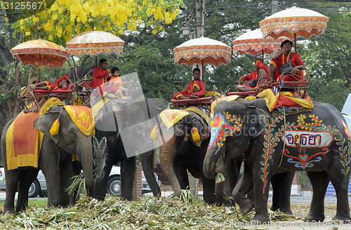 Image of ASIA THAILAND AYUTTHAYA SONGKRAN FESTIVAL