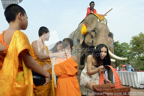 Image of ASIA THAILAND AYUTTHAYA SONGKRAN FESTIVAL