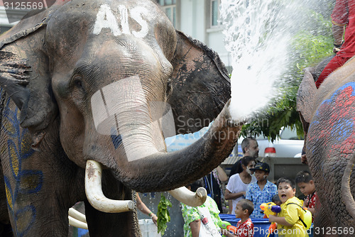 Image of ASIA THAILAND AYUTTHAYA SONGKRAN FESTIVAL