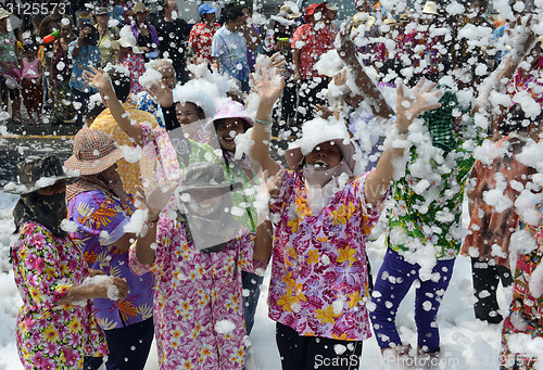 Image of ASIA THAILAND AYUTTHAYA SONGKRAN FESTIVAL