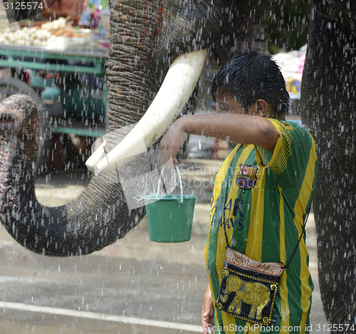 Image of ASIA THAILAND AYUTTHAYA SONGKRAN FESTIVAL