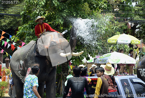 Image of ASIA THAILAND AYUTTHAYA SONGKRAN FESTIVAL