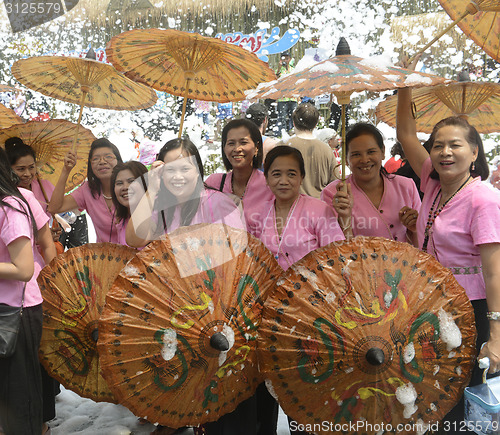 Image of ASIA THAILAND AYUTTHAYA SONGKRAN FESTIVAL