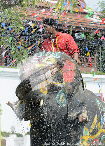 Image of ASIA THAILAND AYUTTHAYA SONGKRAN FESTIVAL