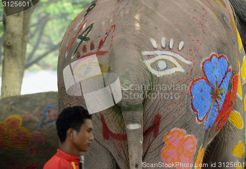 Image of ASIA THAILAND AYUTTHAYA SONGKRAN FESTIVAL