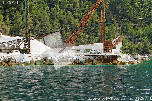 Image of Thassos white marble quarry