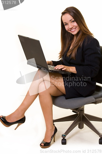 Image of Woman laptop