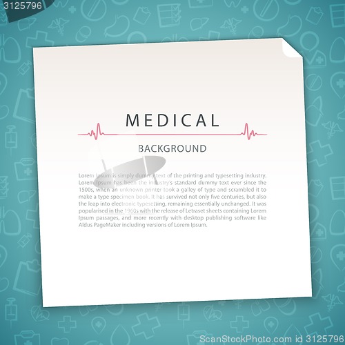 Image of Aquamarine Medical Background