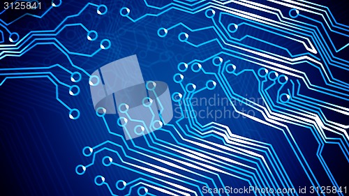 Image of Abstract circuit board.