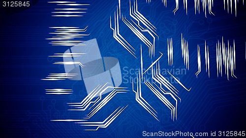Image of Circuit board's signals.