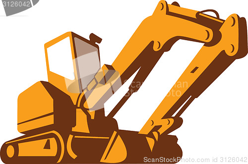 Image of Bulldozer Front Retro