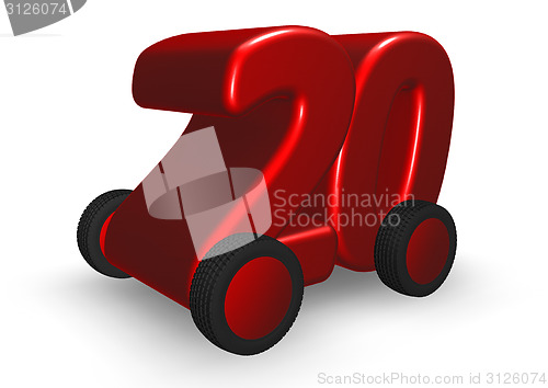 Image of twenty on wheels