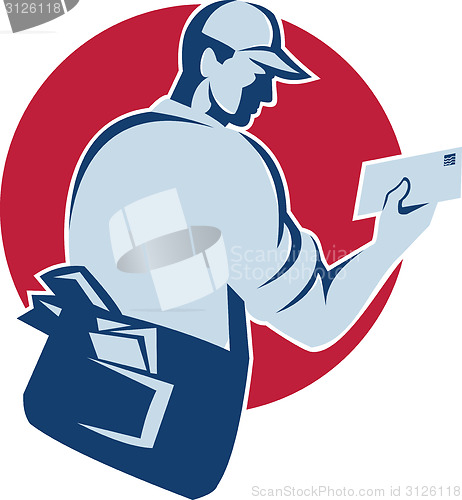 Image of Mailman Postal Worker Delivery Man