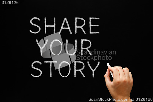 Image of Share Your Story Blackboard