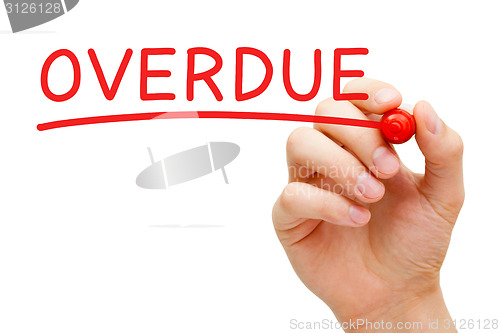 Image of Overdue Red Marker