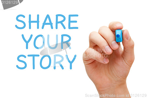 Image of Share Your Story Blue Marker