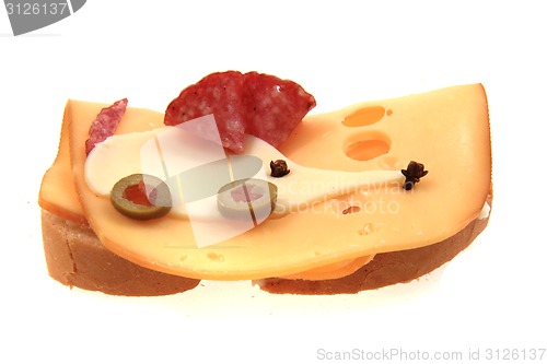 Image of funny sandwich for chilren (mouse)