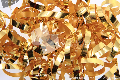 Image of golden ribbon texture 