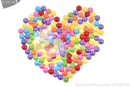 Image of color candy heart